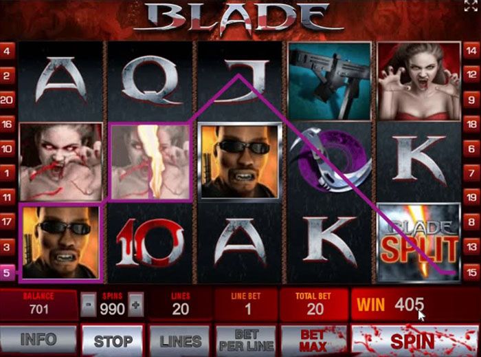 Слот Blade від Playtech